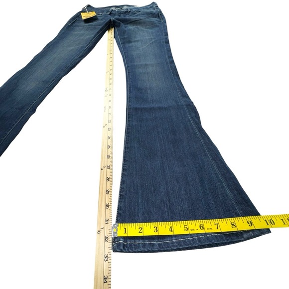 NWT Vintage Revolution Bell Flare Blue Stretch Jeans Denim 5 Pocket Sz 28 - Picture 11 of 12